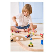 Dřevěný přejezd baterie