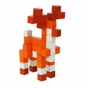 Pixel "Utajené zvířátko" 15177 Cubika - dřevěná 3D stavebnice