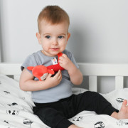 Plyšová hračka s pískátkem - Liška, červená Akuku