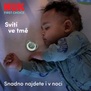 First Choice Night Dudlík 0-6 m 2 ks box Nuk