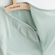 Kojenecké mušelínové body s bočním zavazováním New Baby Soft dress mátová