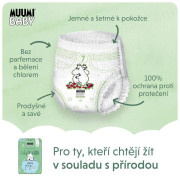 Muumi Baby Pants 7 XL 16-26 kg (34 ks), kalhotkové eko pleny