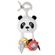 Senzorická závěsná cestovní hračka Panda s klipem BabiesBoo Canpol babies