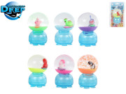 Sněžítko strečové 9 cm se surfujícím mořským zvířátkem Destination Deep