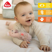 Chrastítko do ruky plameňák, Pink Baby Fehn