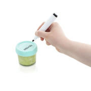 Skleněné misky s víčky Multiset 4 x 100 ml + 4 x 220 ml Babymoov