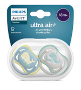 Šidítko Ultra air Obrázek 18 m+ (velryba), 2 ks Philips Avent