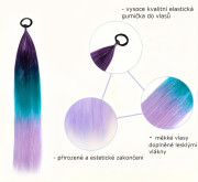 Copánek s gumičkou Mermaid Fantasy 60 cm