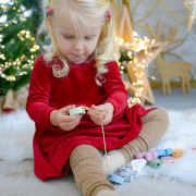 Navlékání Zvířátka Pastel 13 ks