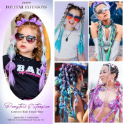 Copánek s gumičkou Mermaid Fantasy 60 cm