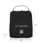 Přepravní taška na kočárek Black Zopa