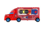 Auto kamion přepravník + auto 2 ks 28 cm na volný běh