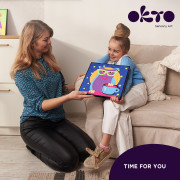 Sova výtvarná sada malování hmotou podle čísel 29 x 29 cm Okto