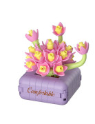 Stavebnice mini Sukulent v květináči mix druhů Koco