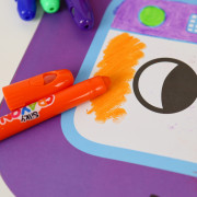 Jemné voskovky omyvatelné 24 ks