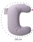 Bambusový polohovací polštář MiniRelax 150 cm Babymatex