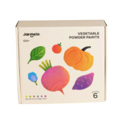 Prstové přírodní barvy v prášku 6 ks