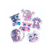 Dekorativní vinylové samolepky set Nebulous Stars