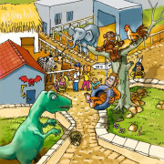 Mini hra pro děti Čarodějnický duel ABC Haba