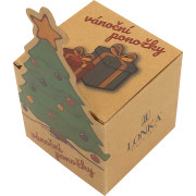 Ponožky dětské vánoční Damer se stromkem (3 páry) 