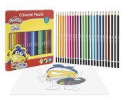 Pastelky 24 ks v kovové krabičce Play-Doh