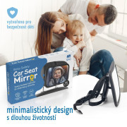Zpětné zrcátko na dítě na zadní opěrku Sipo