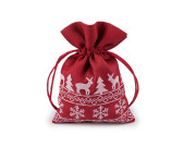 Vánoční dárkový pytlík 10x15 cm