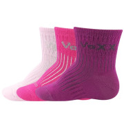 Ponožky kojenecké bambusové Bambík dívčí (3 páry) 