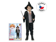 Šaty na karneval kouzelník 120-130 cm