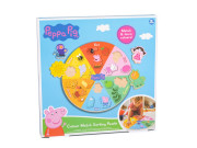 Barevné vkládací puzzle s tvary Peppa Pig
