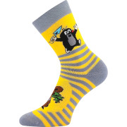 Ponožky dětské froté Krtek obrázkové chlapecké (3 páry)