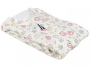 Letní spací pytel bambus zvířátka růžová Vel. 70 cm Kaarsgaren