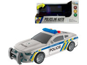 Policejní auto na setrvačník 17 cm se světlem a zvukem