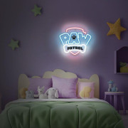 Dekorativní LED neon Tlapková patrola - Logo