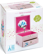 Hrací skříňka růžová Sýkorka Djeco