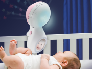 Hudební kolotoč s projekcí 3v1 Infantino Dusty Pink