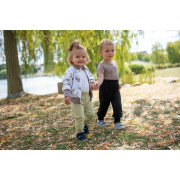 Tepláky tenké Outlast® UV 50+ sv. matcha Little Angel 