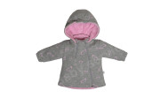 Kabátek s kapucí wellsoft Srdíčka Baby Service 