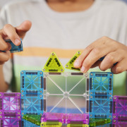 Magnetická stavebnice Travel Set Deluxe 55 dílů