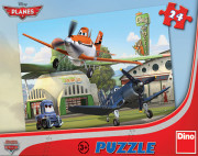 Puzzle Planes U hangáru 26,4x18,1cm 24 dílků v krabici 27,5x19x3,5cm