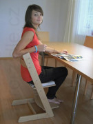 Dětská rostoucí židle Klasik Jitro BÍLÁ