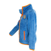 Mikina chlapecká chlupatá se stojáčkem modrá Pidilidi