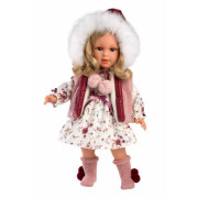 LUCIA 54037 Llorens - realistická panenka s látkovým tělem - 40 cm