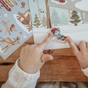 Sada se samolepkami Vánoční přání Little Dutch