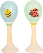 Dřevěné rumba koule Včelka a Beruška sada 2 ks small foot