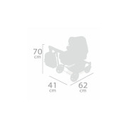 Skládací kočárek pro panenky 3 v 1 s batůžkem DeCuevas - Magic Maria