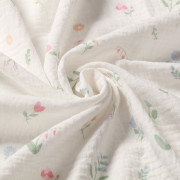 Mušelínové - super měkké plenky, 3 ks 70x70 cm Pudrová Flowers