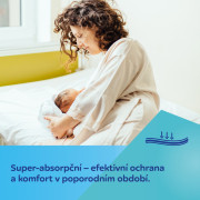 Vysoce absorbční tvarované vložky po porodu 10ks