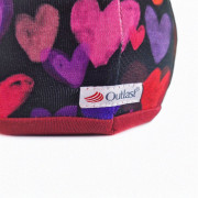 Čepice podšitá Outlast® Srdce/scarlet