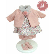 Realistická panenka Julia se zvuky a měkkým látkovým tělem 42 cm Llorens